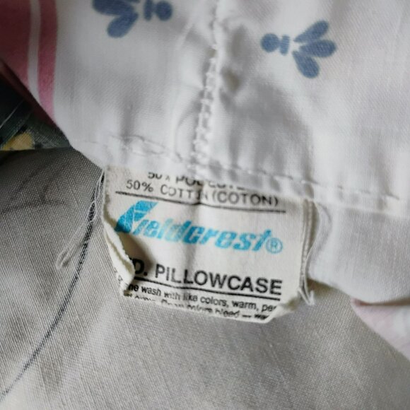 Vintage Fieldcrest Perfection Spring Farm Animal Pillowcase 80s Goose Pig Lamb - Picture 5 of 7